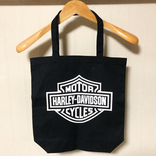 ハーレーダビッドソン(Harley Davidson)の非売品❗️ハーレーダビッドソン ロゴ トートバッグ 黒(トートバッグ)