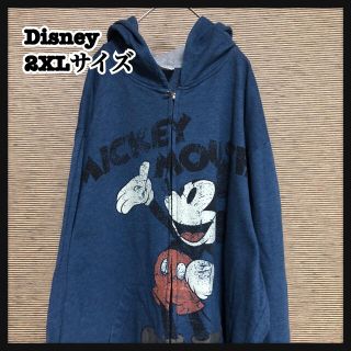 ディズニー(Disney)の【ディズニー】フルジップパーカー　ミッキー　ビッグプリント　ビッグサイズ　94(パーカー)