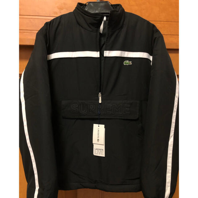Supreme - supreme/LACOSTE puffy half zip pulloverの通販 by Supreme - supreme/LACOSTE puffy half zip pulloverの通販 by
