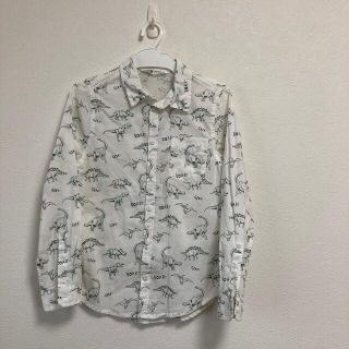 エイチアンドエム(H&M)のH&M シャツ　130cm 恐竜　卒園式　入学式(ブラウス)