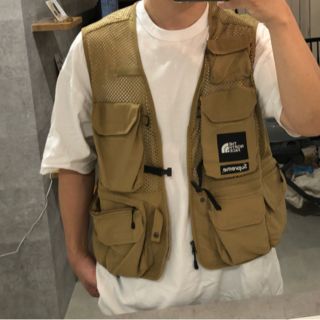 supreme the north face cargo vest L