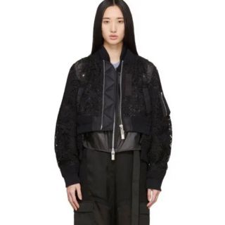 クリーニング済　sacai 16ss ドッキング レース　ブルゾン