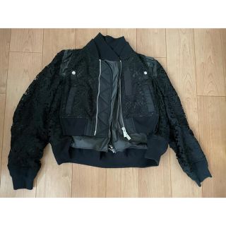 sacai - 矢田亜希子さん着sacai サカイ レース ボンバー ジャケット