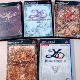プレイステーション2(PlayStation2)のPS２版　イースⅠ・Ⅱ 〜 Ⅵ セット(家庭用ゲームソフト)