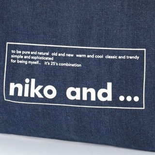 ニコアンド(niko and...)の ★セール❗️★niko and ...★オリジナルニコロゴトート／サコッシュ(ショルダーバッグ)