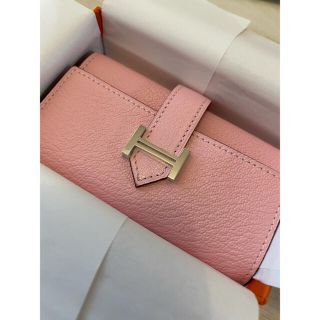 エルメス(Hermes)の【新品•未使用品】HERMES べアンキーケース　ピンク(キーケース)