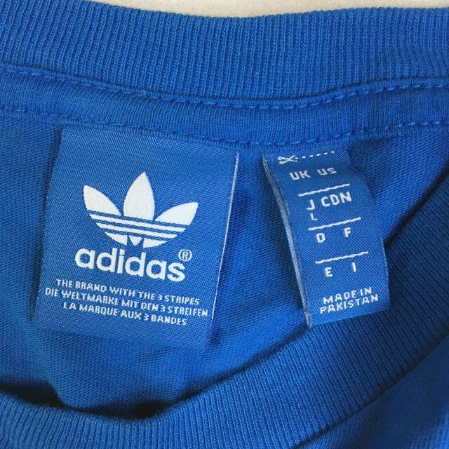 adidas(アディダス)の【人気】アディダス ビッグロゴ Tシャツ 半袖 ロゴプリント トレフォイル L メンズのトップス(Tシャツ/カットソー(半袖/袖なし))の商品写真