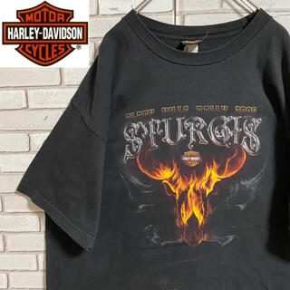 ハーレーダビッドソン(Harley Davidson)の90s 古着 ハーレーダビッドソン 2XL バックプリント ビッグシルエット(Tシャツ/カットソー(半袖/袖なし))