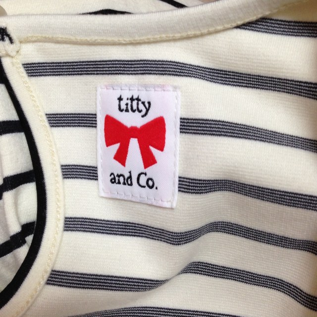 titty&co(ティティアンドコー)のボーダーワンピース レディースのワンピース(ミニワンピース)の商品写真