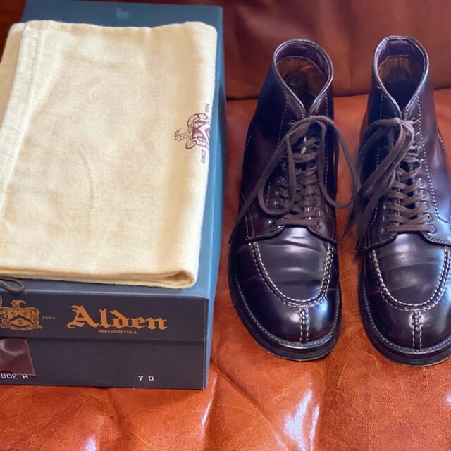 【人気沸騰】 Alden - 7D コードバン タンカーブーツ ALDEN タルト60　オールデン ブーツ