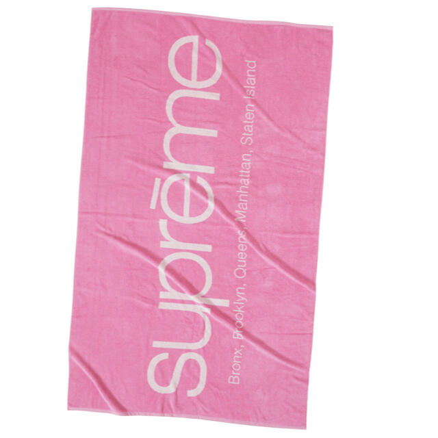 Supreme Five boroughs towel pink