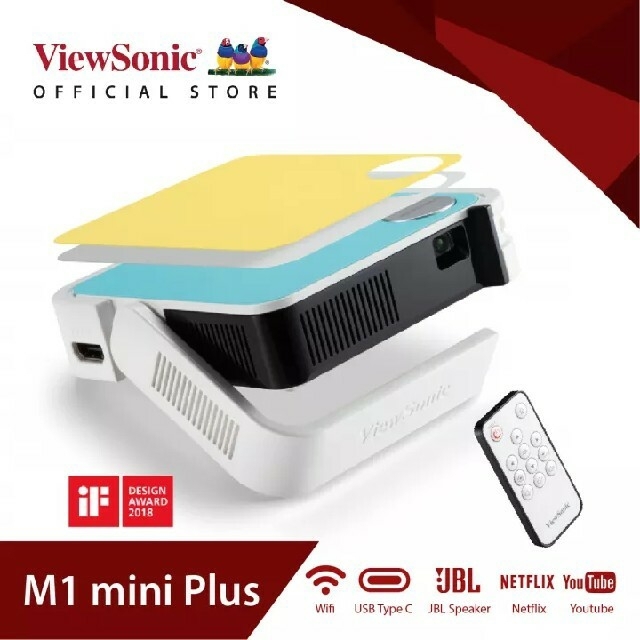 Viewsonic M1 mini Plus スマート機能付きプロジェクター