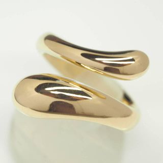 ダブル/ミストブルー ティファニー 18K ティアドロップリング - 通販