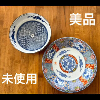【未使用】美品　和風　大皿&深皿セット(食器)