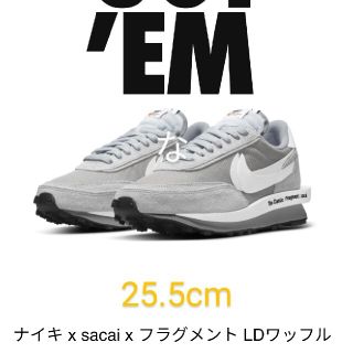 ナイキ(NIKE)のナイキ　LDワッフル　sacai×Fragment　25.5cm(スニーカー)