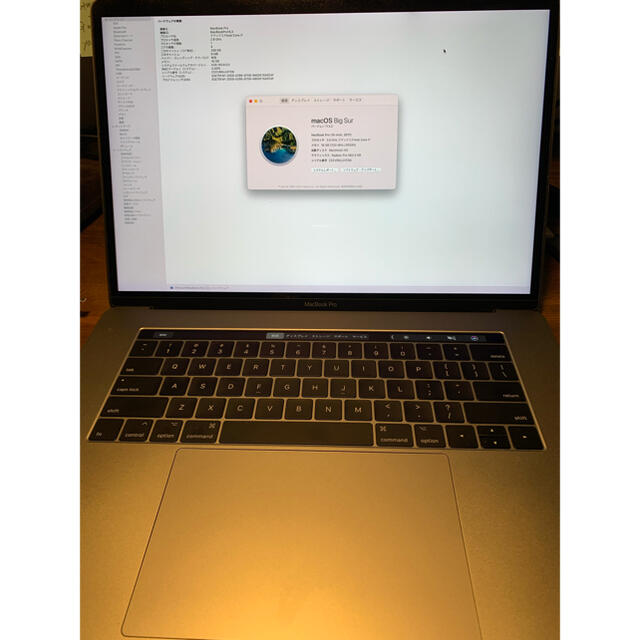 メール便不可】 Apple - USキー配列 15inch 2017 pro book Mac ノート