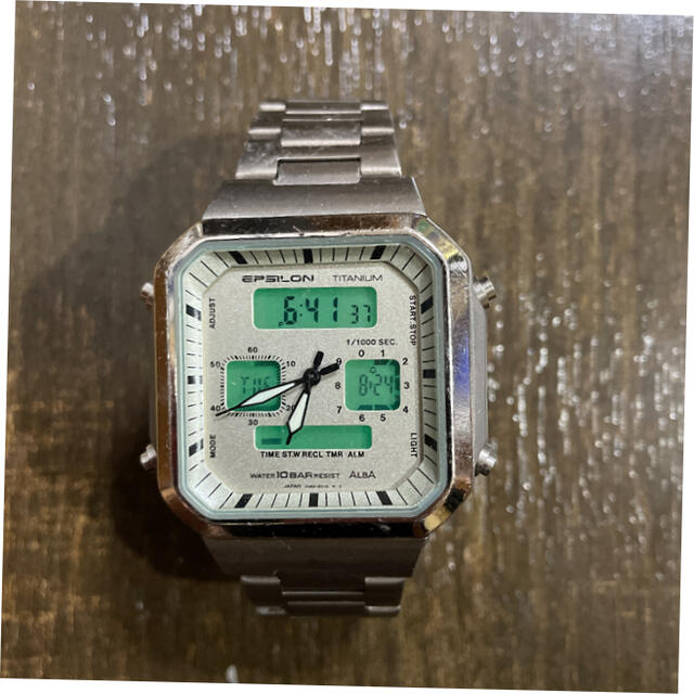 日本限定モデル】 SEIKO 腕時計 TITANIUM EPSILON ALBA - 腕時計 