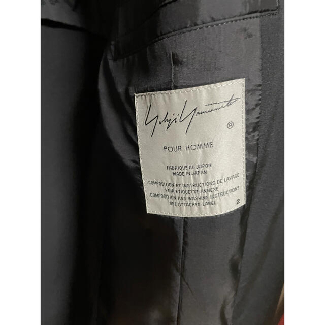 yohji yamamoto pour homme 20ss ノーカラー　ウール