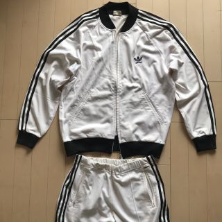 adidas - 70s ヴィンテージ adidasアディダスATP白黒ジャージ上下 ...