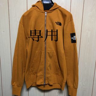 ザノースフェイス(THE NORTH FACE)のL ノースフェイス スクエアロゴフルジップ NT11952 インカゴールド IG(パーカー)