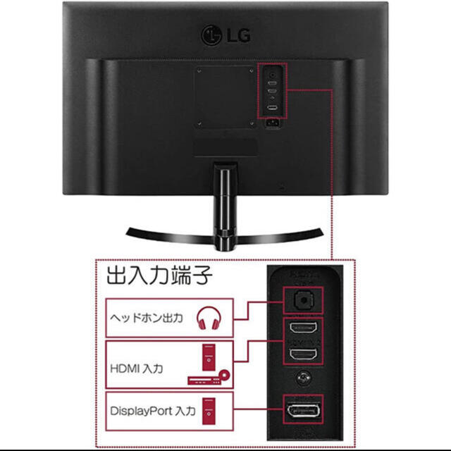 LG 24UD58-B 23.8インチ 4kモニター