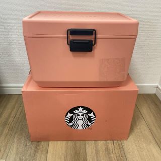 韓国スタバ限定 Starbucks クーラーボックス ピンク サマーデークーラー