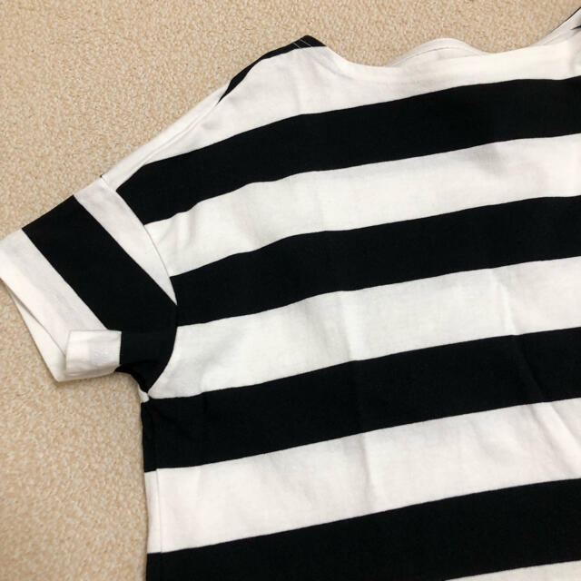 MUJI (無印良品)(ムジルシリョウヒン)の無印良品 レディース ボーダーTシャツ 美品 レディースのトップス(Tシャツ(半袖/袖なし))の商品写真