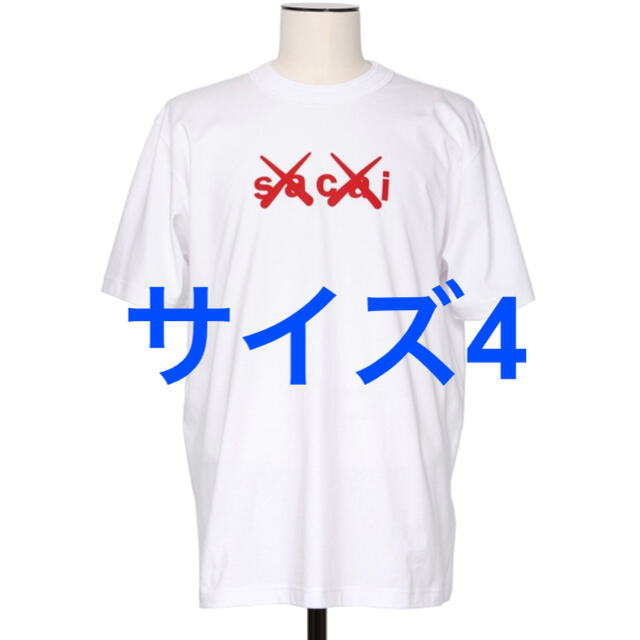 サイズ4 sacai kaws Tシャツ サカイ カウズ