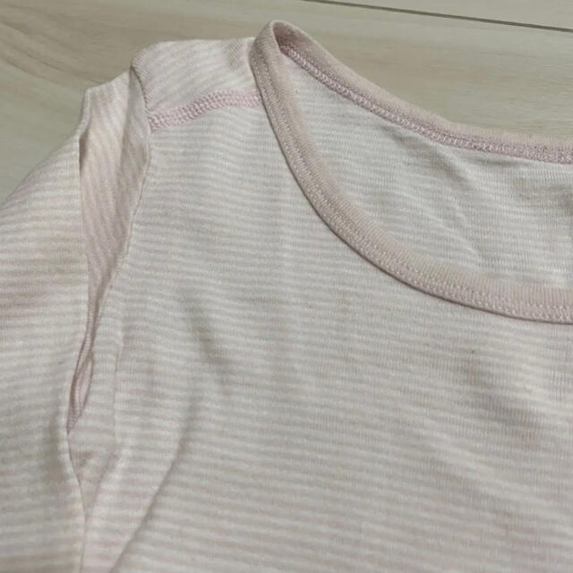 MUJI (無印良品)(ムジルシリョウヒン)の無印☆肌着　2枚 キッズ/ベビー/マタニティのキッズ服女の子用(90cm~)(下着)の商品写真