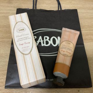 サボン(SABON)の＊新品未使用＊　SABON ハンドクリーム　ジンジャーオレンジ　(ハンドクリーム)