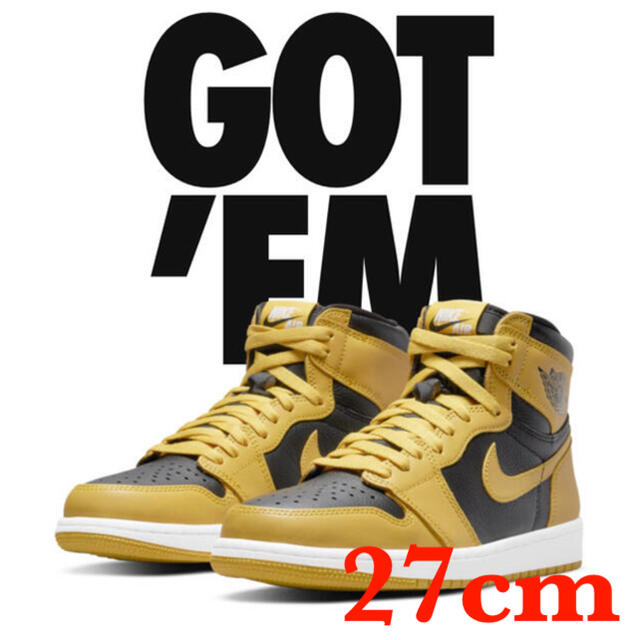 NIKE AIR JORDAN 1 HIGH OG POLLEN 27cm 直販半額 メンズ | tuftclub.jp