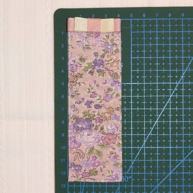 しおり ブックマーカー❁イルマ リバティプリント使用 ハンドメイド ...