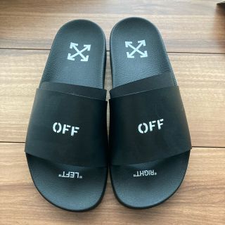 オフホワイト(OFF-WHITE)のoff-white slides オフホワイト　ロゴサンダル(サンダル)