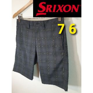 スリクソン(Srixon)の【SRIXON】ショートパンツ/ゴルフウェア/チェック柄/ウエスト７６(ウエア)