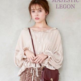 マジェスティックレゴン(MAJESTIC LEGON)のマジェスティックレゴン ベージュトップス(カットソー(長袖/七分))