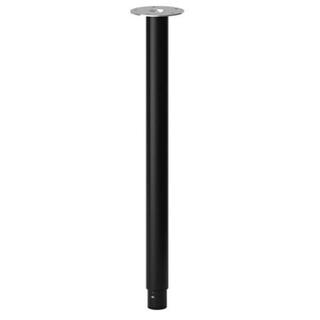 イケア(IKEA)のbmbさん専用　IKEA OLOV 脚 伸縮式 ブラック【1本】(ダイニングテーブル)