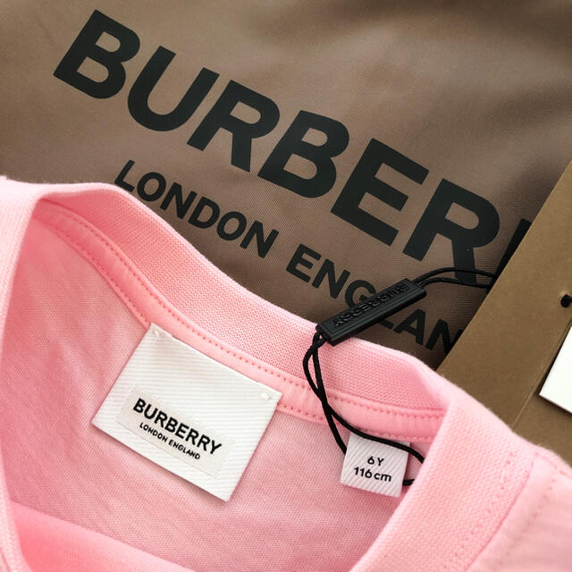 BURBERRY(バーバリー)の【お取置き中】バーバリーチルドレン Tシャツ 6Y キッズ/ベビー/マタニティのキッズ服女の子用(90cm~)(Tシャツ/カットソー)の商品写真