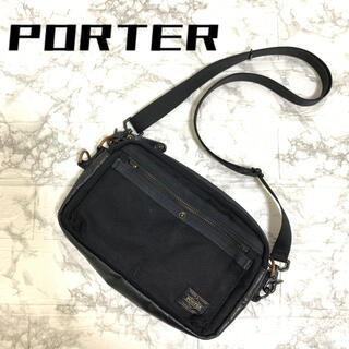 ポーター(PORTER)のPORTER ポーター　ボディバッグ　ショルダーバッグ  ブラック(ボディーバッグ)