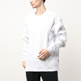 アダムエロぺ(Adam et Rope')のADAM ET ROPE' PRO5 THERMAL LS(ホワイト)L(Tシャツ/カットソー(七分/長袖))