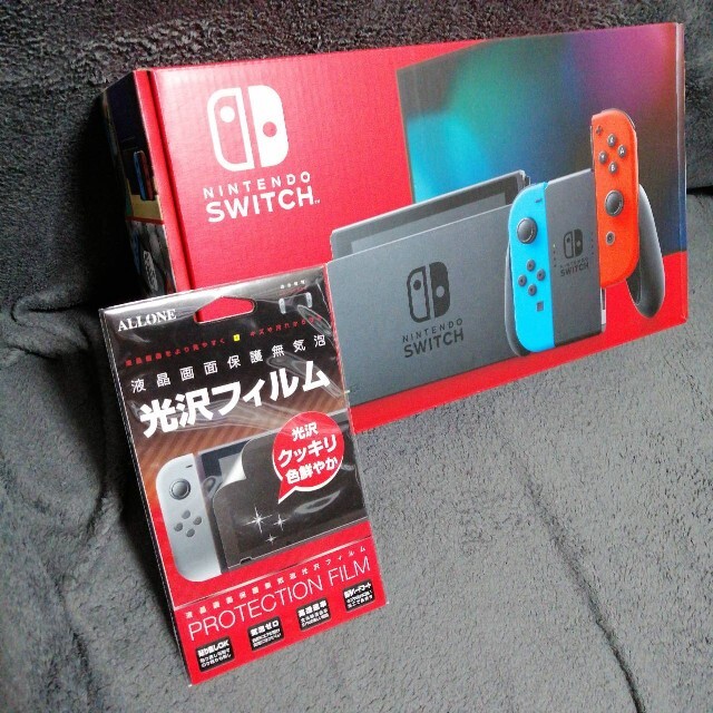 任天堂Switch Joy-Con(L)ネオンレッド/(R) ネオンブルーモンスターハンター