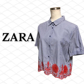 ザラ ストライプシャツ シャツ/ブラウス(レディース/半袖)の通販 100点 
