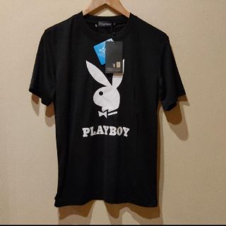 プレイボーイ(PLAYBOY)の新品！Lサイズ ブラック PLAYBOY Tシャツ(Tシャツ/カットソー(半袖/袖なし))