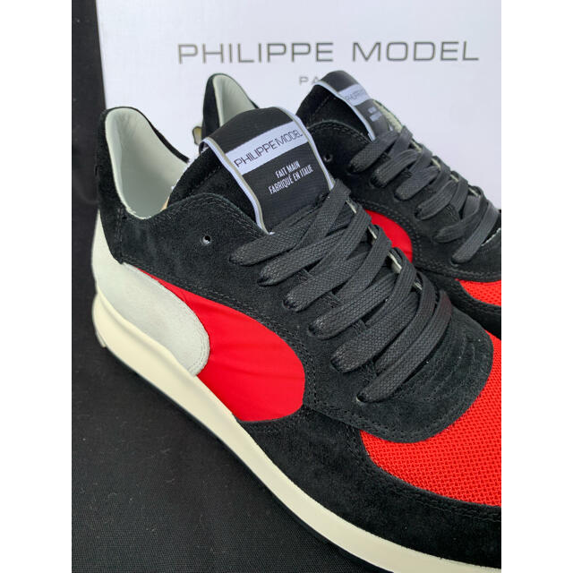 PHILIPPE MODEL(フィリップモデル)の新品 フィリップモデル モンテカルロ スニーカー 27㎝ 箱入り 送料無料 メンズの靴/シューズ(スニーカー)の商品写真