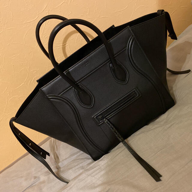 新入荷 celine - セリーヌ♡ラゲージファントム♡ブラックレザー♡美品