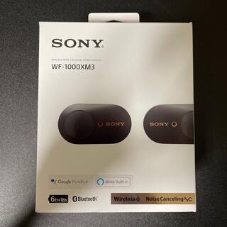 ソニー(SONY)のワイヤレスイヤホン SONY WF-1000XM3 B 国内正規品　ブラック(ヘッドフォン/イヤフォン)