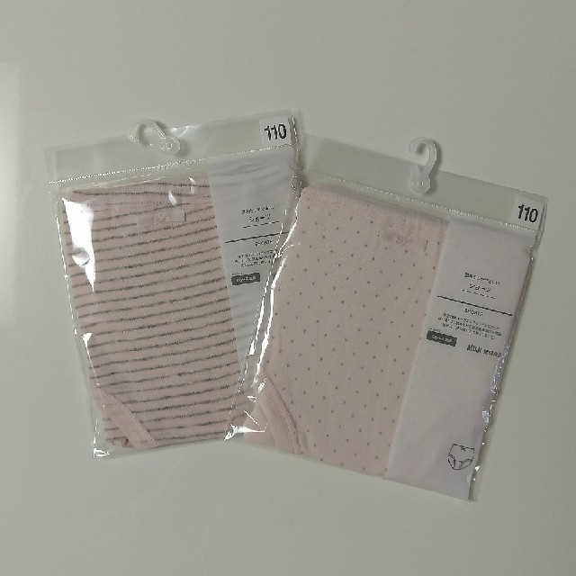 MUJI (無印良品)(ムジルシリョウヒン)の【専用】無印良品  110cm 女の子ショーツ キッズ/ベビー/マタニティのキッズ服女の子用(90cm~)(下着)の商品写真