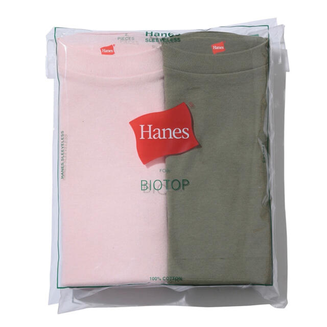 Hanes forBIOTOP ヘインズ　ビオトープ　スリーブレスTシャツセット