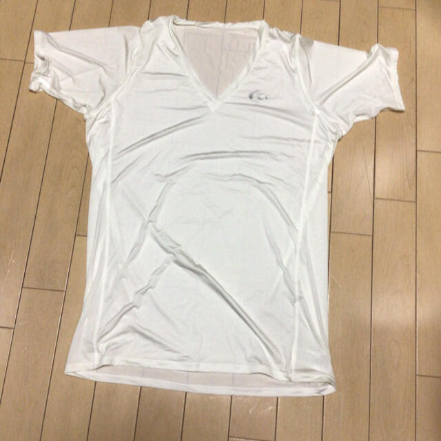 C3fit(シースリーフィット)のC3fitクーリングネックハーフスリーブ 　ホワイト未使用　XL メンズのトップス(Tシャツ/カットソー(半袖/袖なし))の商品写真