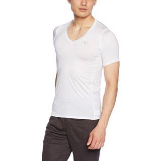 シースリーフィット(C3fit)のC3fitクーリングネックハーフスリーブ 　ホワイト未使用　XL(Tシャツ/カットソー(半袖/袖なし))