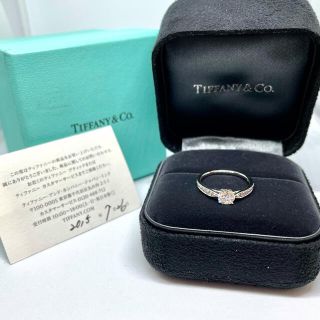 Tiffanyハーモニーラウンド ブリリアント エンゲージメント リング